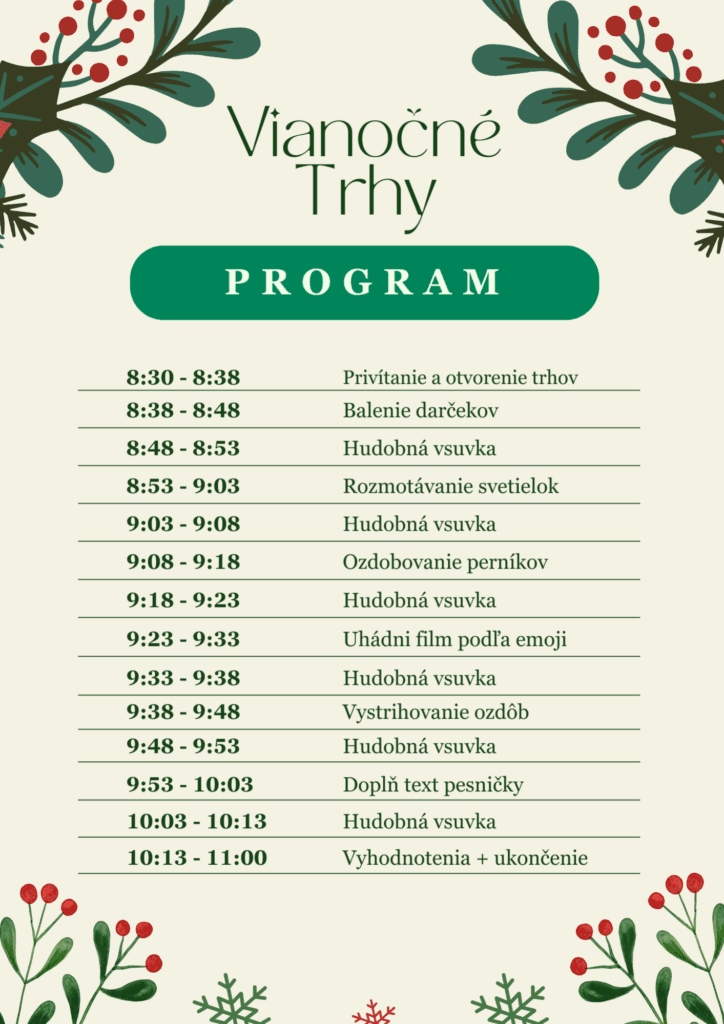 proscholaris vianoce